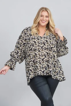 Cheap Carolina Roxie Floral Print Top