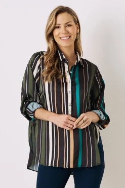 Flash Sale Carolina Sadie Long Sleeve Collared Shirt