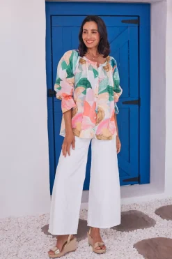 Fashion Carolina Sandra Top in Selena Print