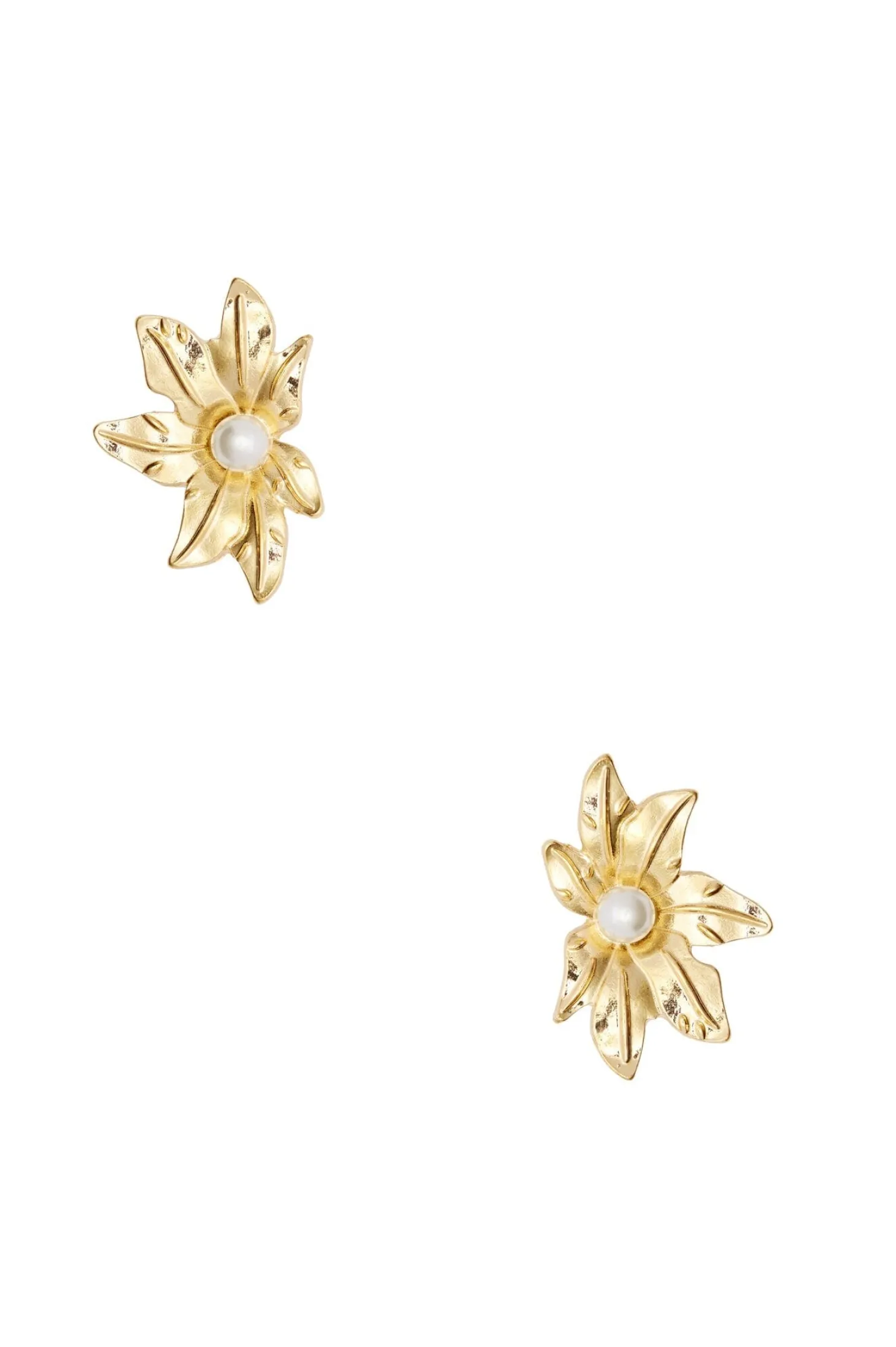 Sale Carolina Selah Floral Earrings Gold