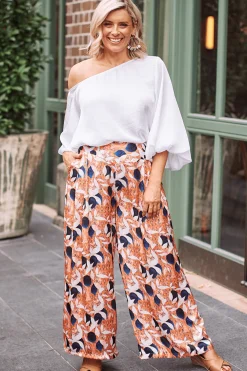 Discount Carolina Sienna Round Neck Top White