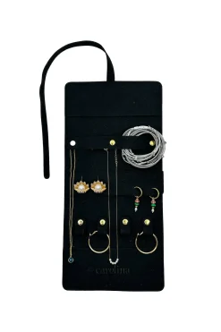 Store Carolina Silas Travel Jewellery Organiser Black