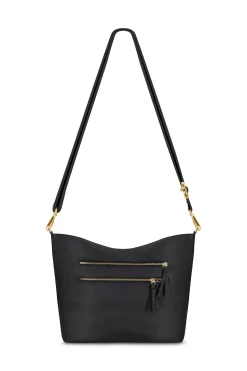 Cheap Carolina Simonetta Leather Handbag Black