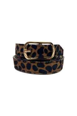 Outlet Carolina Skinny Jeans Belt in Giraffe