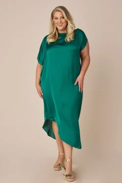 Best Sale Carolina St Tropez Dress Emerald