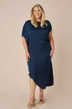 Best Sale Carolina St. Tropez Dress Navy