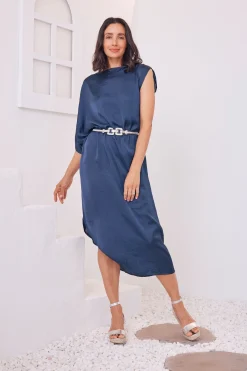 Best Sale Carolina St. Tropez Dress Navy