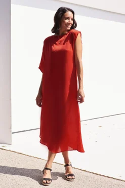Shop Carolina St Tropez Dress Red