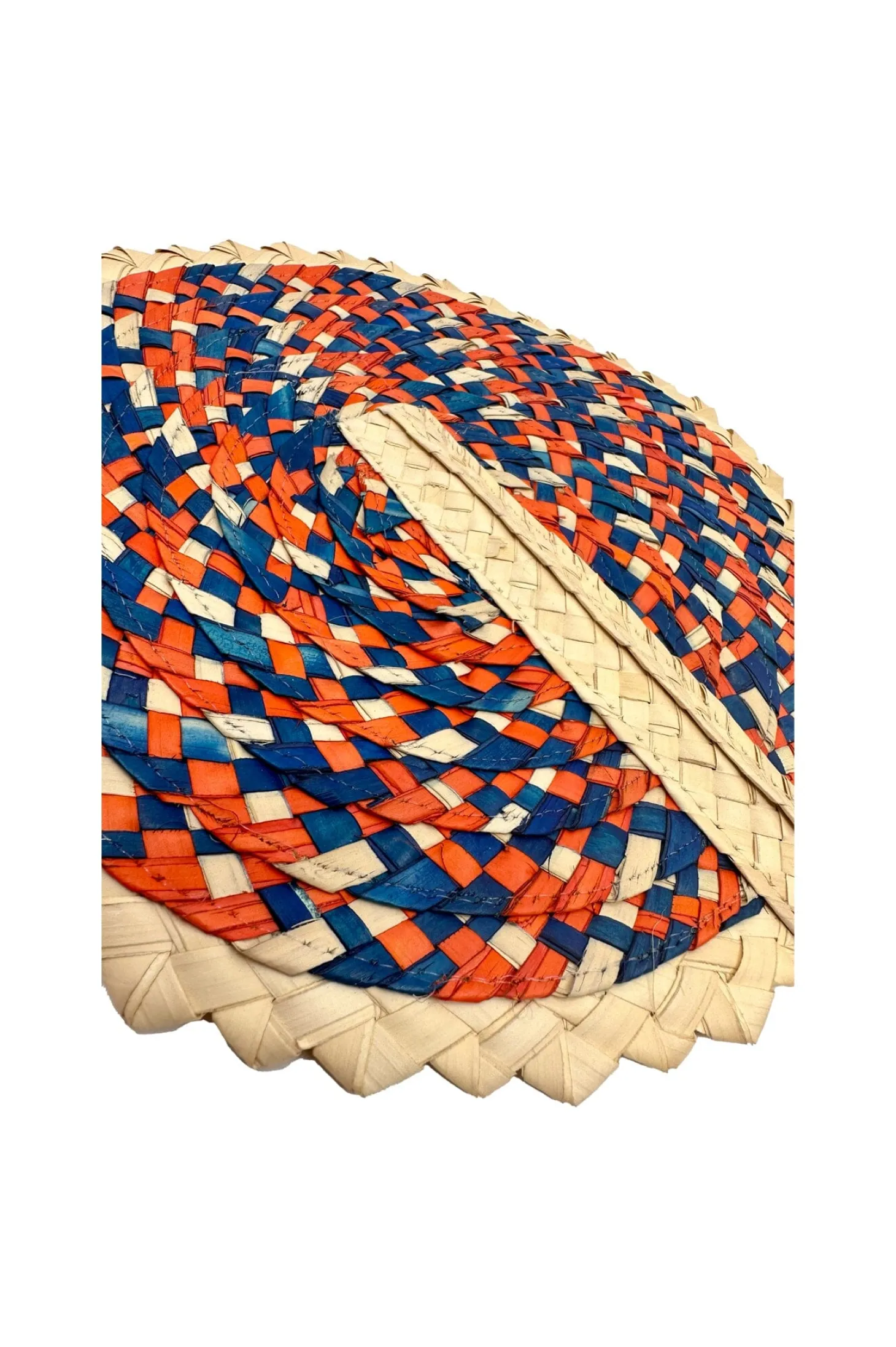 Sale Carolina Summer Fan Orange and Navy