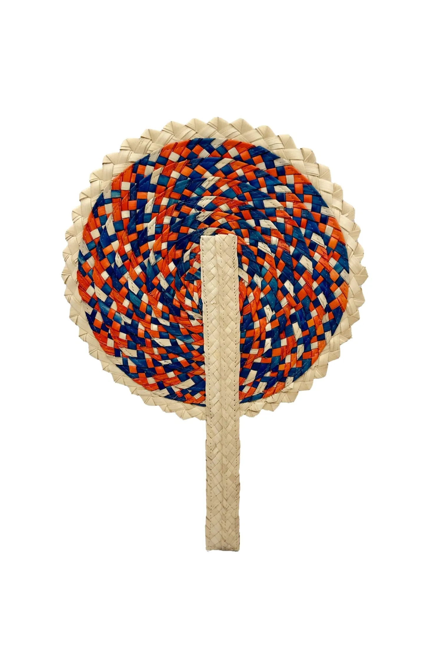 Sale Carolina Summer Fan Orange and Navy