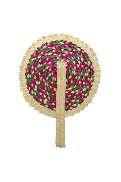 Cheap Carolina Summer Fan Pink and Emerald
