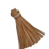 Clearance Carolina Tassel Keyring Tan Soft Leather