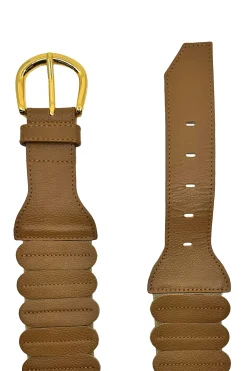 Online Carolina Tatiana Elasticated Belt Tan