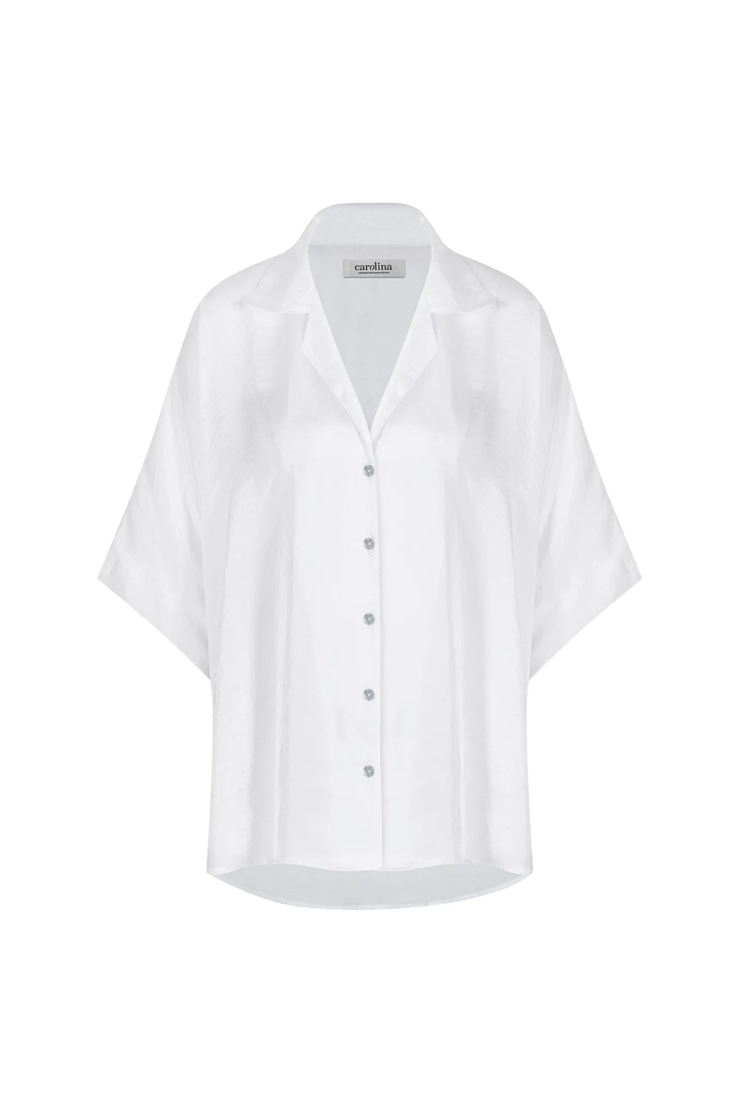 Store Carolina Tory Short Sleeve Collared Shirt White