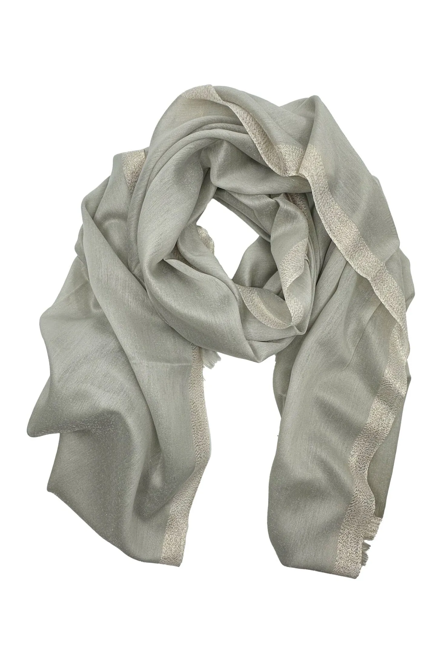 Outlet Carolina Valerie Scarf Light Grey