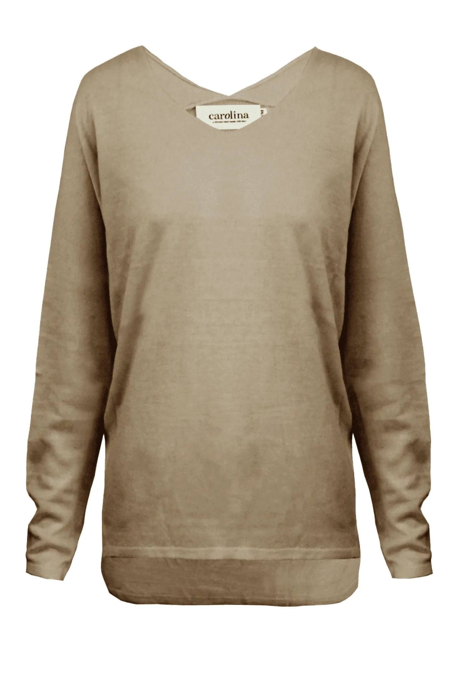 Outlet Carolina Vienna Fine Knit Jumper Mocha