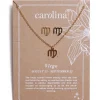Cheap Carolina Virgo Zodiac Necklace & Earring Set