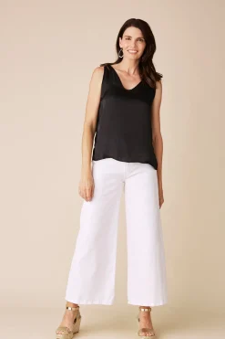Flash Sale Carolina Zoe Sleeveless Top Black